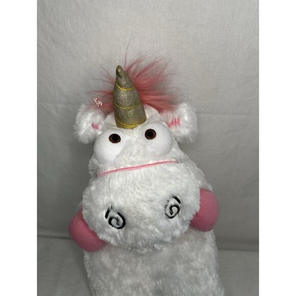 Despicable Me It's So Fluffy Unicorn Plush Agnes Gru Doll Stuffie Stuffed Animal - Picture 2 of 3